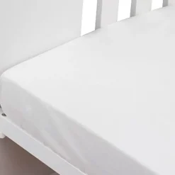 Sabana bajera cuna 120*60 blanca*INTERBABY