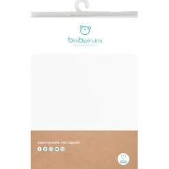 Sabana bajera de bambu para minicuna blanco*BIMBI DREAMS Hot