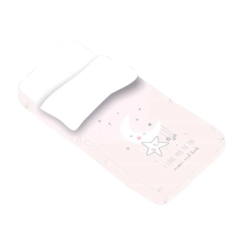 PIRULOS Ropa De Cuna|Juegos De Madera-Saco Nórdico para cuna 60x120 I Love Rosa