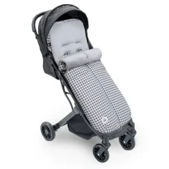 INTERBABY Sacos Y Colchonetas-Saco Universal Silla Paseo Vichy Gris