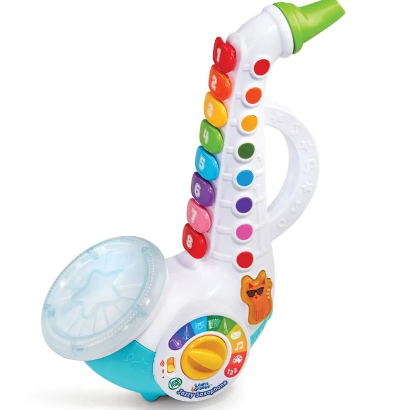 VTECH Instrumentos Musicales|Primera Infancia Y Preescolar-Saxofón Infantil Colores Musicales