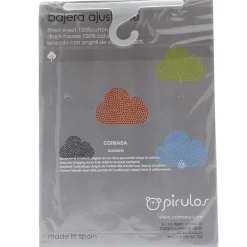 Sábana bajera ajustable cuna 60*120 Gris*PIRULOS Sale