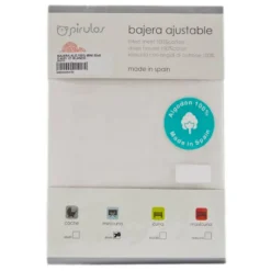 Sábana Bajera Minicuna blanca 50*80 Blanca*PIRULOS Clearance