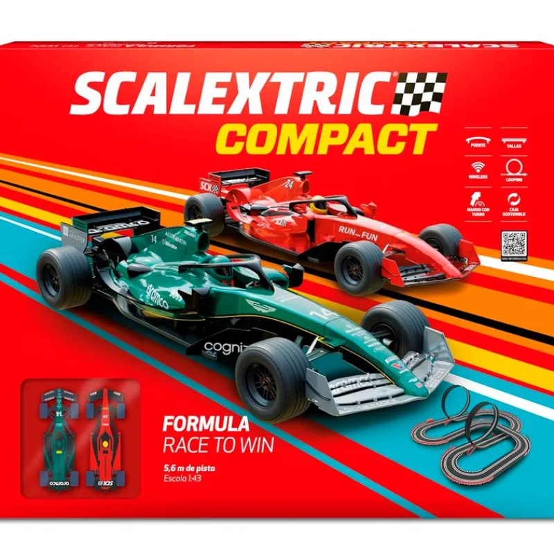 SCALEXTRIC Circuitos Slot-Compact Fórmula Race to Win