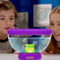 BIZAK Juegos Y Juguetes Educativos-Sea Monkeys Ocean Zoo Cofre Del Tesoro Con Luz