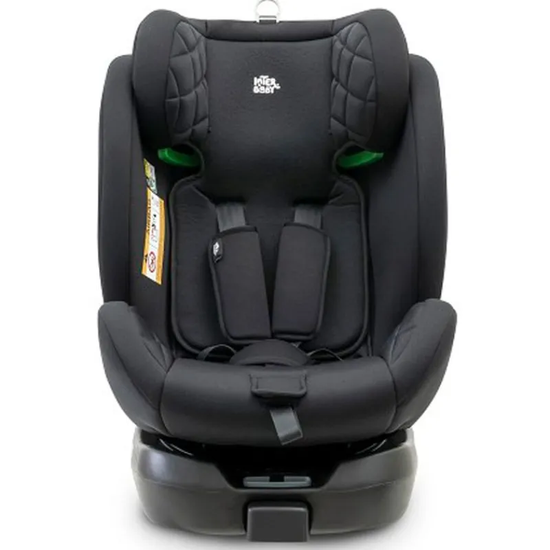 INTERBABY Sillas Con Isofix De 40 A 150 Cm (0 A 12 Años)-Sella 40-150cm Giratoria c/Pata Negra