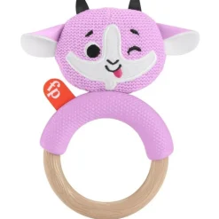 FISHER PRICE Chupetes Y Dentición|Juegos De Madera-Sensimals Mordedor Animalito Madera Surtido