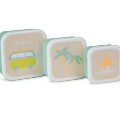 SARO Complementos De Alimentación-Set 3 cajitas de almuerzo Aloha