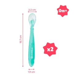 Set 2 cucharas de silicona surtidas*BADABULLE Outlet