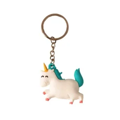 MR WONDERFUL Ropa Y Complementos-Set 2 Llaveros 3D Unicornios
