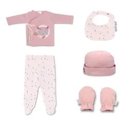 Set 5 Piezas 1º Puesta Zorro Rosa*PIRULOS