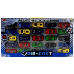 DRIM DISCOUNT Vehículos, Trenes Y Parkings-Set 25 Vehículos