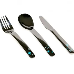 Set Cubiertos Inox Azul*KIOKIDS Clearance