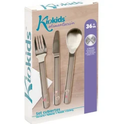 Set Cubiertos Inox Rosa*KIOKIDS Discount