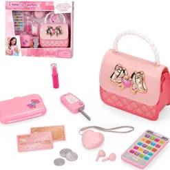 DRIM DISCOUNT Juegos Y Juguetes De Imitación-Set de Belleza con Bolso y Accesorios Infantiles