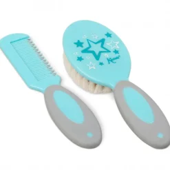 KIOKIDS Accesorios Y Complementos De Baño-Set de Peine y cepillo Azul