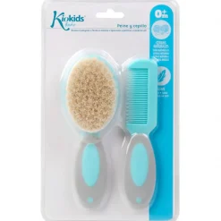 KIOKIDS Accesorios Y Complementos De Baño-Set de Peine y cepillo Azul