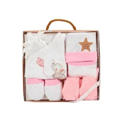 Set Nacimiento de 0-6m 5 piezas Elefante Rosa*INTERBABY Discount