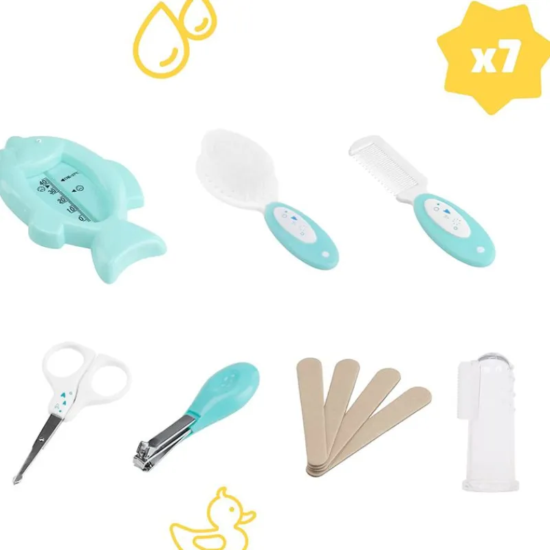 BADABULLE Accesorios Y Complementos De Baño-Set Neceser higiene Transparente