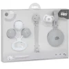 INTERBABY Regalos De Nacimiento-Set Regalo 4 Piezas Silicona Gris