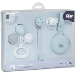 Set Regalo 4 Piezas Silicona Azul*INTERBABY Discount