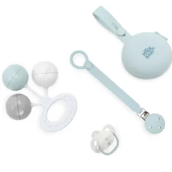 Set Regalo 4 Piezas Silicona Azul*INTERBABY Discount