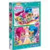 CLEMENTONI Puzzles Y Construcciones-Shimmer and Shine Puzzle 2x20 Piezas