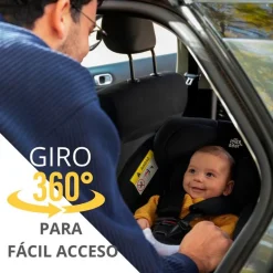 Silla coche Alea 40-150cm c/ pata Gris*INTERBABY