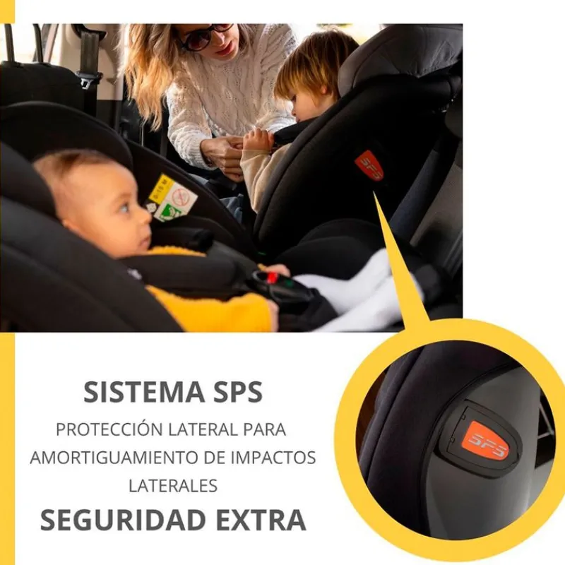 Silla coche Alea 40-150cm c/ pata Gris*INTERBABY