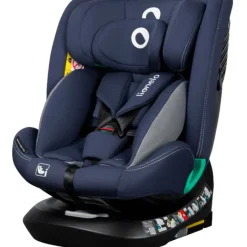 LIONELO Sillas Con Isofix De 40 A 150 Cm (0 A 12 Años)-Silla coche Bastiaan 40-150cm c/TopTether Blue