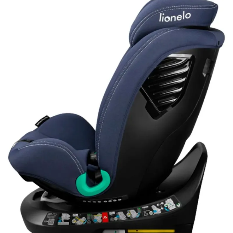LIONELO Sillas Con Isofix De 40 A 150 Cm (0 A 12 Años)-Silla coche Bastiaan 40-150cm c/TopTether Blue