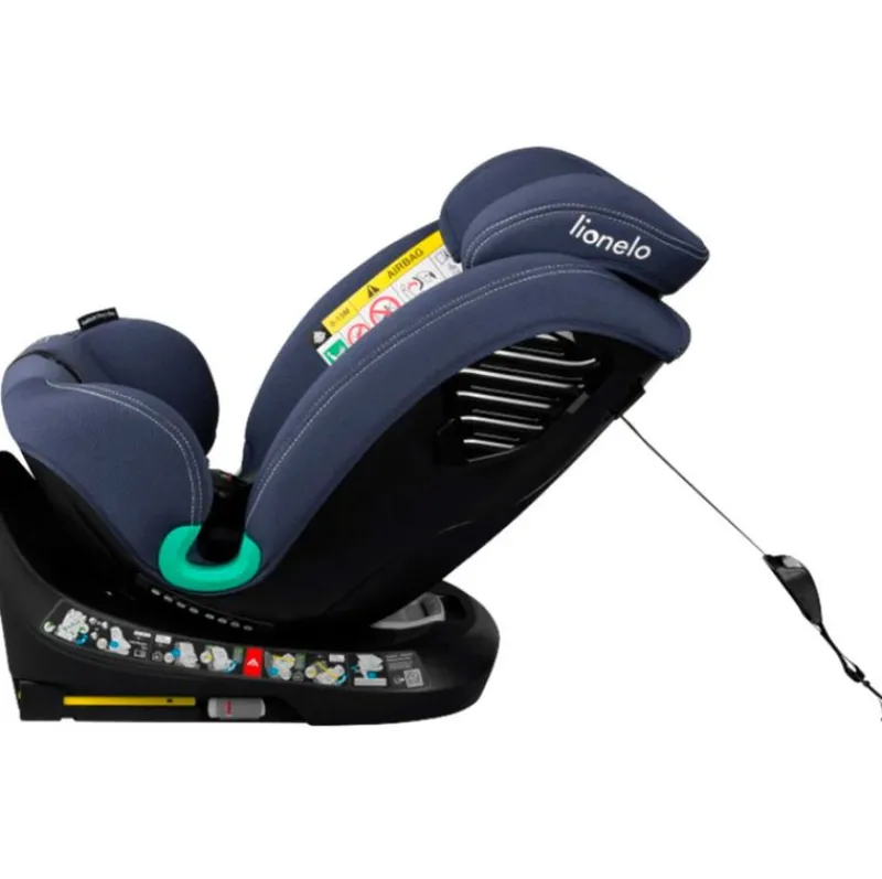 LIONELO Sillas Con Isofix De 40 A 150 Cm (0 A 12 Años)-Silla coche Bastiaan 40-150cm c/TopTether Blue