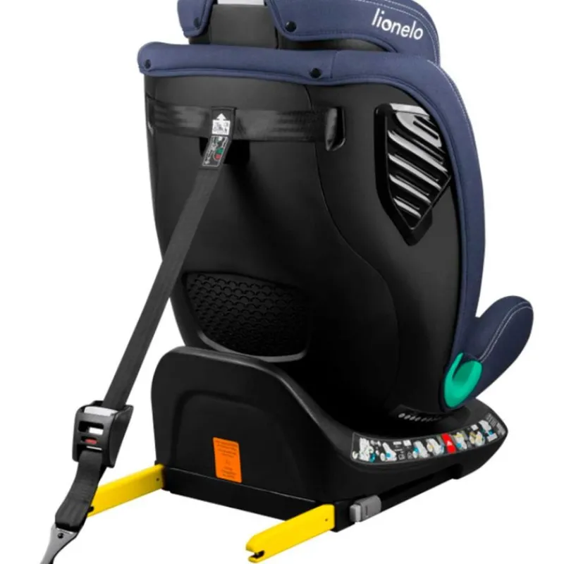 LIONELO Sillas Con Isofix De 40 A 150 Cm (0 A 12 Años)-Silla coche Bastiaan 40-150cm c/TopTether Blue
