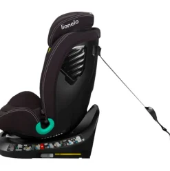 LIONELO Sillas Con Isofix De 40 A 150 Cm (0 A 12 Años)-Silla coche Bastiaan 40-150cm c/ top tether Black