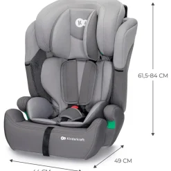 Silla coche Comfort Up i-Size 75-150 Gris*KINDERKRAFT Hot