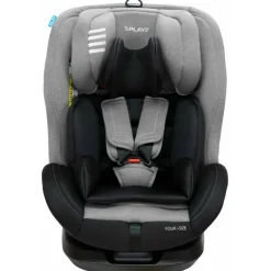 PLAY Sillas Con Isofix De 40 A 150 Cm (0 A 12 Años)-Silla coche Four Isize 40-135cm c/ toptether Black
