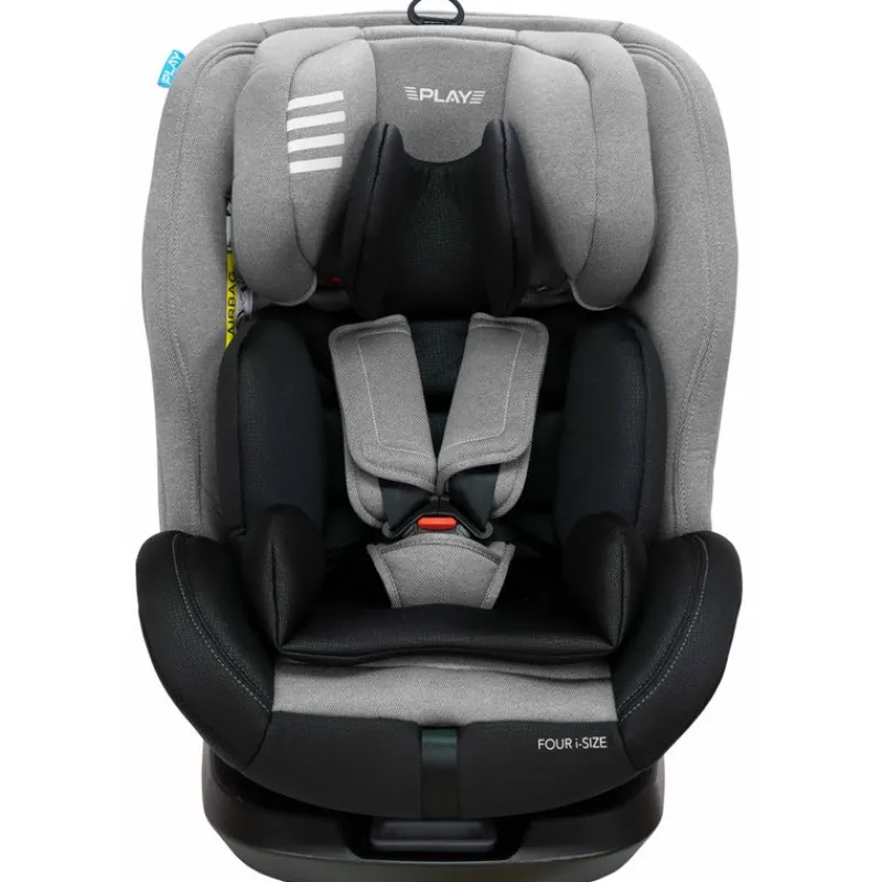 PLAY Sillas Con Isofix De 40 A 150 Cm (0 A 12 Años)-Silla coche Four Isize 40-135cm c/ toptether Black