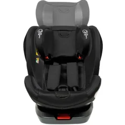 INTERBABY Sillas Con Isofix De 40 A 150 Cm (0 A 12 Años)-Silla coche Giratoria Aruna de 40 a 150 cm Negra + Regalo