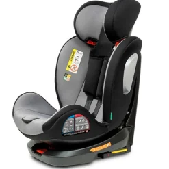 INTERBABY Sillas Con Isofix De 40 A 150 Cm (0 A 12 Años)-Silla coche Giratoria Aruna de 40 a 150cm Gris + Regalo