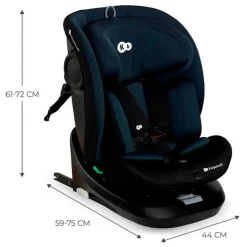 Silla coche I-Grow i-Size 40-150 Top Tether Black + Regalo*KINDERKRAFT Clearance