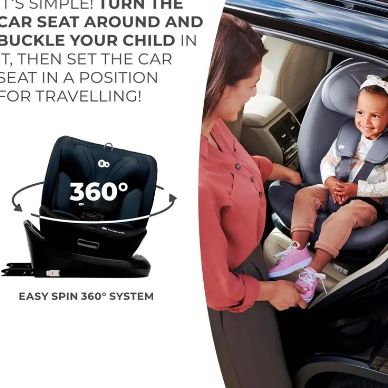 Silla coche I-Grow i-Size 40-150 Top Tether Black + Regalo*KINDERKRAFT Clearance