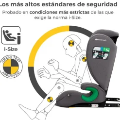 Silla coche Junior Isize 100-150 Grey*KINDERKRAFT Discount