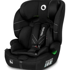LIONELO Sillas Con Isofix De 75 A 150 Cm (1 A 12 Años)-Silla coche Levi 76-150cm c/cinturon Black Carbon