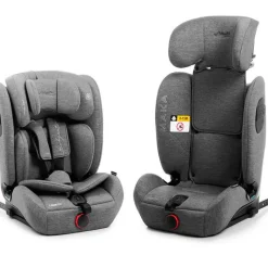 BABYAUTO Sillas Con Isofix De 75 A 150 Cm (1 A 12 Años)-Silla coche Maka Ifix 76-150 cm Gris Melange + Regalo