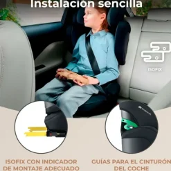 Silla coche Xpand 2 Isize 100-150 cm Black*KINDERKRAFT Online