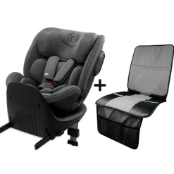 KINDERKRAFT Sillas Con Isofix De 40 A 150 Cm (0 A 12 Años)-Silla coche Xrider2 I-Size 40-150 cm c/pata Gris + Regalo