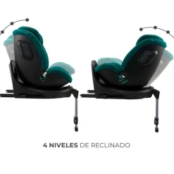 Silla coche Xrider2 I-Size 40-150 cm c/pata green*KINDERKRAFT Discount