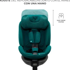 Silla coche Xrider2 I-Size 40-150 cm c/pata green*KINDERKRAFT Discount