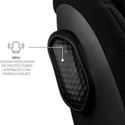 KINDERKRAFT Sillas Con Isofix De 40 A 150 Cm (0 A 12 Años)-Silla coche Xrider2 I-Size 40-150 cm c/pata Negra + Regalo