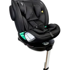 INTERBABY Sillas Con Isofix De 40 A 150 Cm (0 A 12 Años)-Silla de coche Pax de 40-150cm c/ Pata Black + Regalo